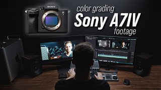 Color Grading Sony A7IV Footage  WOW [upl. by Dyoll]