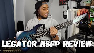 The BEST Fan Fret 8 String  Legator N8FP 8 String Guitar Review [upl. by Acirdna]