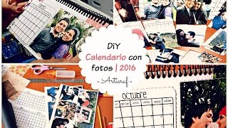 Como Hacer un Calendario 2016 con Fotos  DiY [upl. by Marella]