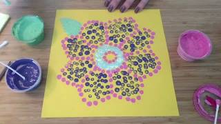 Pointillism Art with Dots Grades 13 [upl. by Eluk]