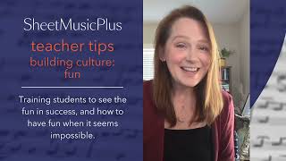 Sheet Music Plus Teacher Tips  Building Culture Fun [upl. by Eastman27]