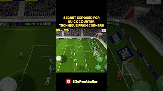 Please Learn This Broken Technique To Score From Corners efootballmobile [upl. by Nagrom207]