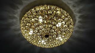 IDEAL LUX KING PL5 073187 GOLD Ceiling Lamp [upl. by Hermine]