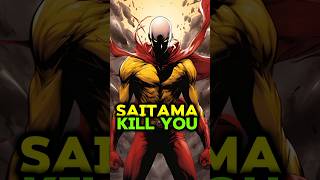 Saitama Will Kill You in 2 Seconds 💀 onepunchman saitama [upl. by Airotnes]