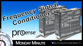 ProSense Frequency Converters  Monday Minute at AutomationDirect [upl. by Crotty148]