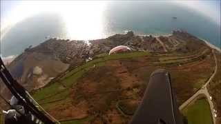 Vol en parapente vers le nez de jobourg [upl. by Illa]