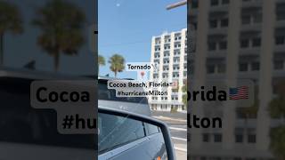 Tornado hit Wells Fargo Bank in Cocoa Beach Florida 🇺🇸 hurricane shorts [upl. by How2]