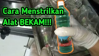 CARA BENAR MENSTERILKAN ALAT BEKAM TANPA MESIN STERILISATOR  CARA MEMBERSIHKAN ALAT BEKAM [upl. by Zamora854]