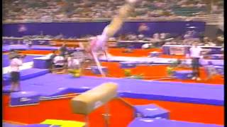 Kerri Strug  Vault 2  1993 US Gymnastics Championships  Women  All Around [upl. by Inaliak]