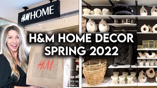 HampM HOME SHOP WITH ME  HAUL SPRING 2022  NEW HOME DECOR [upl. by Akeem]