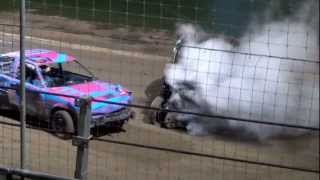 Demolition Derby  Palmerston North Speedway [upl. by Hgeilyak]