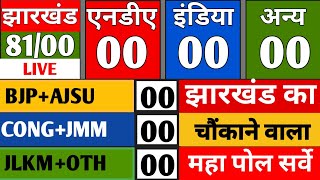 Jharkhand Assembly election 2024  taja opinion poll survey  Sudesh Mhto  Rahul  AJSU INC BJP JMM [upl. by Jovitah]