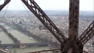 time lapse Eiffel Tower Elevator Paris [upl. by Brick209]