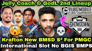 No BGIS BMPS Winner Get International Slot 😮 Krafton New BMSD For ✈️GodLike 2nd Lineup amp Jelly Coach [upl. by Narut]