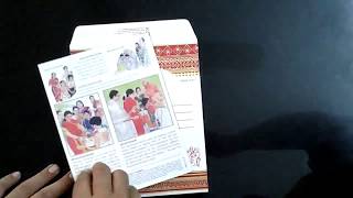 Three Fold Upanaynam Invitation Cards from Artist Maya Wedding Cards [upl. by Aydan]