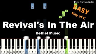 Bethel Music  Revivals in The Air Key of C  EASY Piano Cover Tutorial [upl. by Foster187]