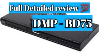 Panasonic Dvd Player DMP  BD75 Unboxing  Review  Full Detailed review  Yashraj Op Bolte [upl. by Ozan960]