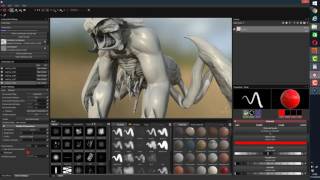 UDIM BRIDGE Mari Zbrush to Substance designer Painter Quixel Suite PART4 [upl. by Ralyks]