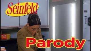 THIS VIDEO IS ONLY A PARODY Seinfeld  The Sidler  Elaine spills coffee [upl. by Elbring721]