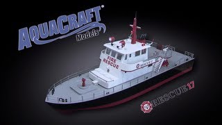 Spotlight AquaCraft Models Rescue 17 Scale Electric Fireboat [upl. by Evaleen]