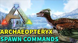 Ark Archaeopteryx SPAWN commands [upl. by Ancalin]