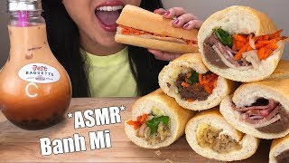 ASMR BÁNH MÌ SANDWICHES  BUBBLE TEA   ASMR Phan [upl. by Ttenrag339]