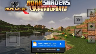 Best shader for MCPE 12121  RDAK SHADERS LowEnd Update  100 Working On Your MCPE 12120 [upl. by Yttiy]