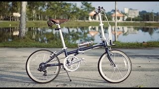 DAHON BOARDWALK D7  Brooks B17 imperial  Klean kanteen reflex  MiniMODs  Litepro [upl. by Ahsilahs]