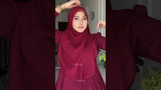 Shawl Tutorial Untuk Majlis Tunang  Nikah shawltutorial shawl [upl. by Ailices220]