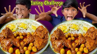 Whole Chicken Eating Challenge  Spicy Whole Chicken amp Quail Egg with Rice Eating ChallengeFight [upl. by Fuchs30]