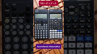 DESCOMPONER un NÚMERO en sus FACTORES PRIMOS con la CALCULADORA CIENTÍFICA 😎 [upl. by Lemrahs616]