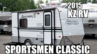 2015 Sportsmen Classic 16FKTH Toy Hauler Review  Travel Trailer [upl. by Nalak]