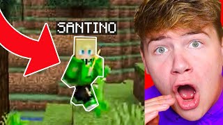 Santino VINDEN In SCHAAPSTAD Minecraft [upl. by Tabb338]