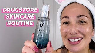 Simple Drugstore Morning Skincare Routine with Vichy  SKINCARE [upl. by Sydel]