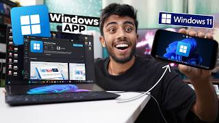 Microsoft New Windows APP🔥 Run Windows 11 on AndroidIOS  Testing Games amp Apps⚡ [upl. by Tolecnal528]