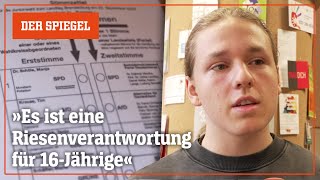 Probewahl in Potsdam Wenn Schülerinnen und Schüler wählen  DER SPIEGEL [upl. by Annekcm298]