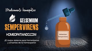 Medicamento homeopático GELSEMIUM SEMPERVIRENS [upl. by Sinnaoi]