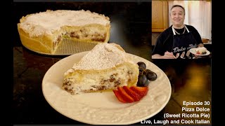 Pizza Dolce Sweet Ricotta Pie [upl. by Subocaj]