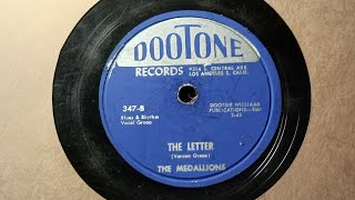 quotThe Letterquot by The Medallions 1954 Early 50s Doo Wop Ballad [upl. by Garald787]