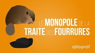 Le monopole de la traite des fourrures  Histoire  Alloprof [upl. by Demmy457]