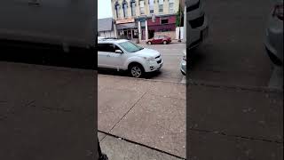 Heavy hailstorm on City Street in Waupun Wisconsin [upl. by Tadeo]