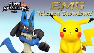 Pikachu vs Lucario Epic 1v1 Fight  Smash Bros Wii U 1080P [upl. by Lupee]