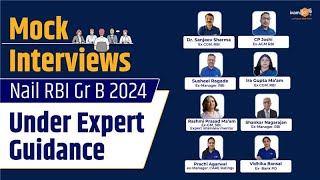 RBI Grade B 2024  Mock Interviews  Nail RBI 2024 Interview Under Expert Guidance [upl. by Leticia984]