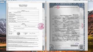 How to Apostille a Los Angeles California Marriage Certificate signed by Conny B McCormack [upl. by Undine644]