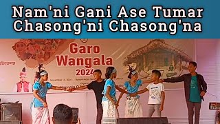 Namni Ganni Ase Tumar Chasongni Chasong na Cover Dance  Dhaka Wangala 2024 Banani Church Ground [upl. by Ydollem748]