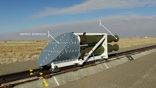 Faster than bullet Hypersonic sled traveling at 10000 kmh Holloman base [upl. by Enerak]