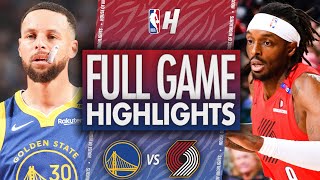 Golden State Warriors vs Portland Trail Blazers  Full Game Highlights  October 23 2024 NBA Season [upl. by Rexanne]