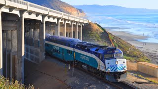 Trains Along the Pacific Ocean [upl. by Rod889]