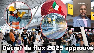 Visa italie 🇮🇹 Décret Flussi 2025 préinscription en wolof [upl. by Tugman]