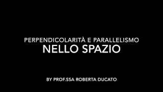 Perpendicolarità e parallelismo nello spazio [upl. by Nauqes]